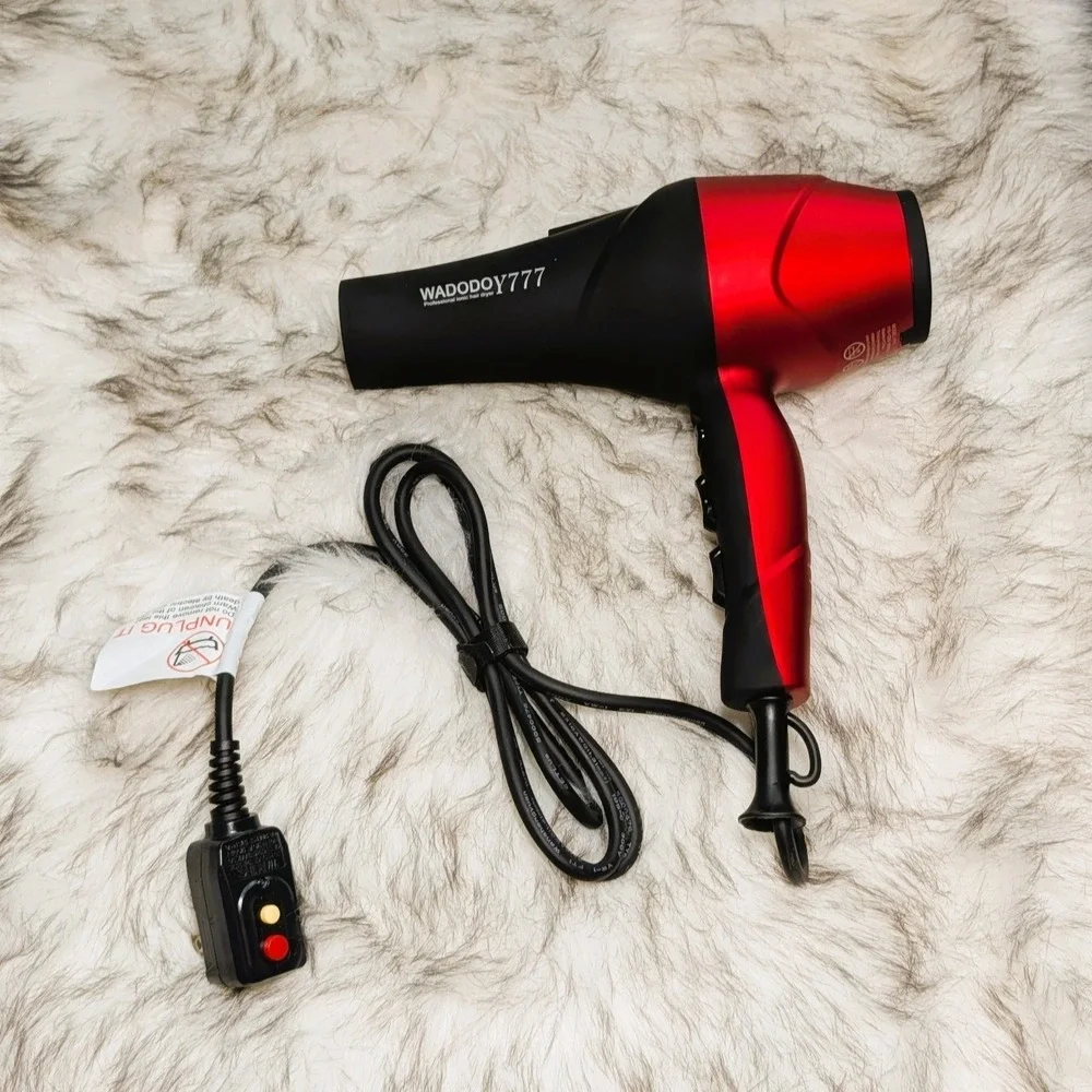 WADODO Professional Hair Dryer 777 2200-Watt Ionic Fast Dry Reduced Fizz